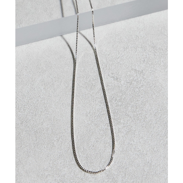 Silver925・シルバー・ベネチアンチェーン・ネックレス ベネチアンチェーン 0.7mm 50cm シルバー925 ボックスチェーン