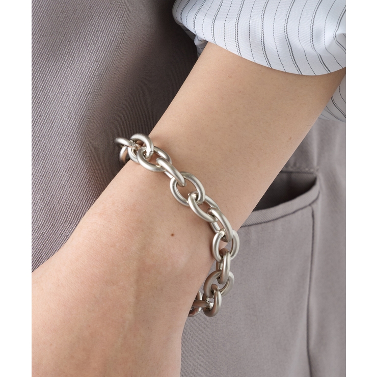 シルバーアンカーチェーンブレスレット シェーヌダンクル風 6175 | SETUP7【WOMEN】 | 詳細画像10 