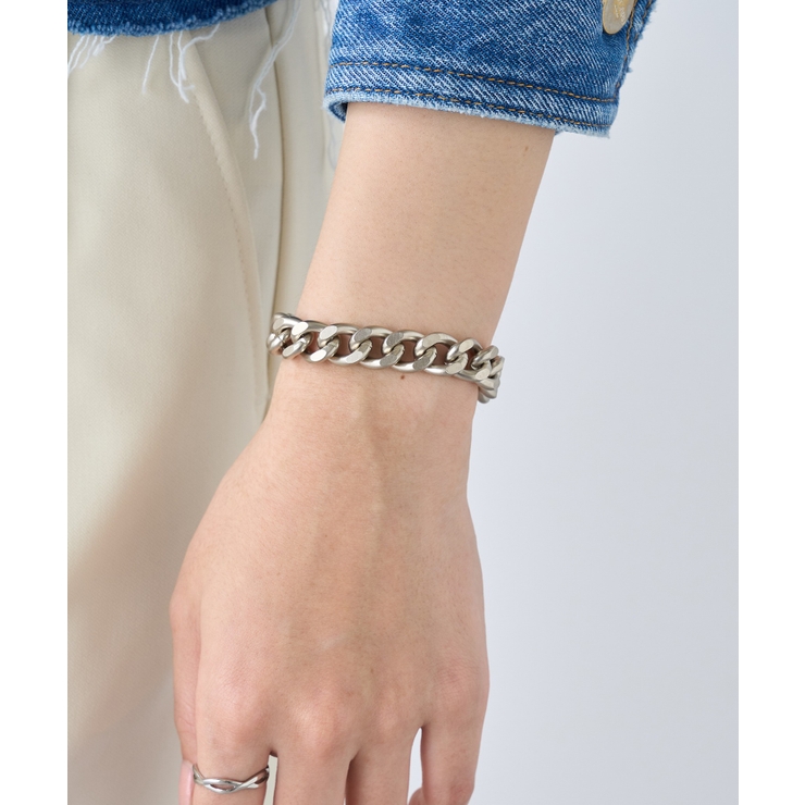 シルバーアンカーチェーンブレスレット シェーヌダンクル風 6175 | SETUP7【WOMEN】 | 詳細画像24 