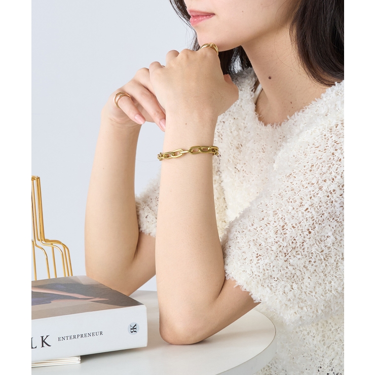 シルバーアンカーチェーンブレスレット シェーヌダンクル風 6175 | SETUP7【WOMEN】 | 詳細画像28 