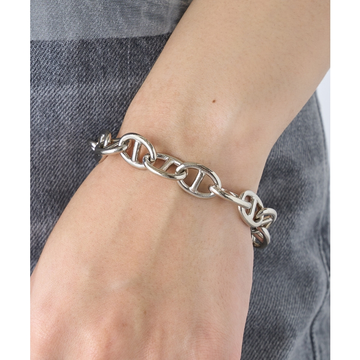 シルバーアンカーチェーンブレスレット シェーヌダンクル風 6175 | SETUP7【WOMEN】 | 詳細画像3 