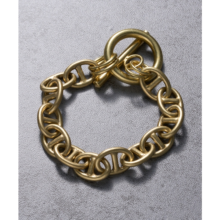 ゴールド系1 | シルバーアンカーチェーンブレスレット シェーヌダンクル風 6175 | SETUP7【WOMEN】