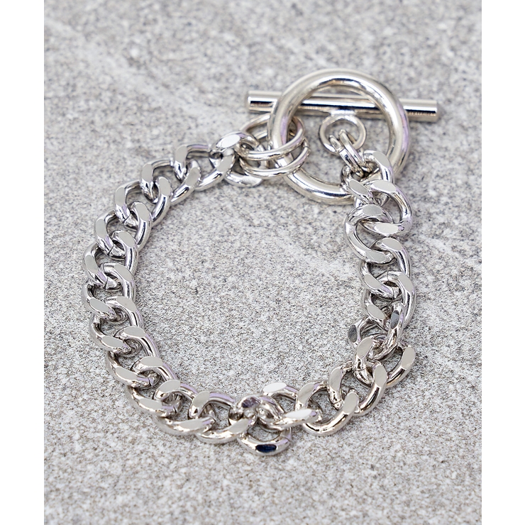 シルバー系3 | シルバーアンカーチェーンブレスレット シェーヌダンクル風 6175 | SETUP7【WOMEN】