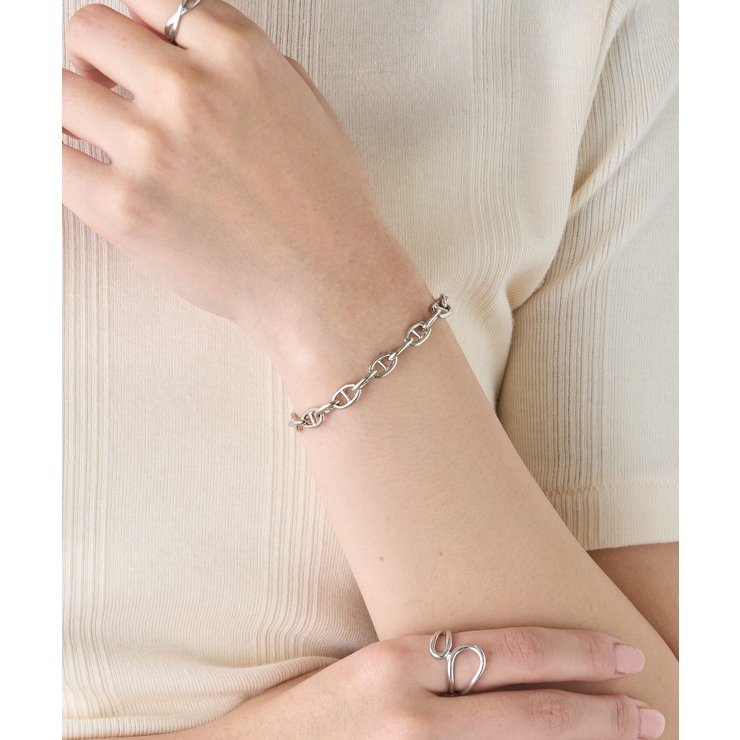シルバー系その他4 | シルバーアンカーチェーンブレスレット シェーヌダンクル風 6175 | SETUP7【WOMEN】
