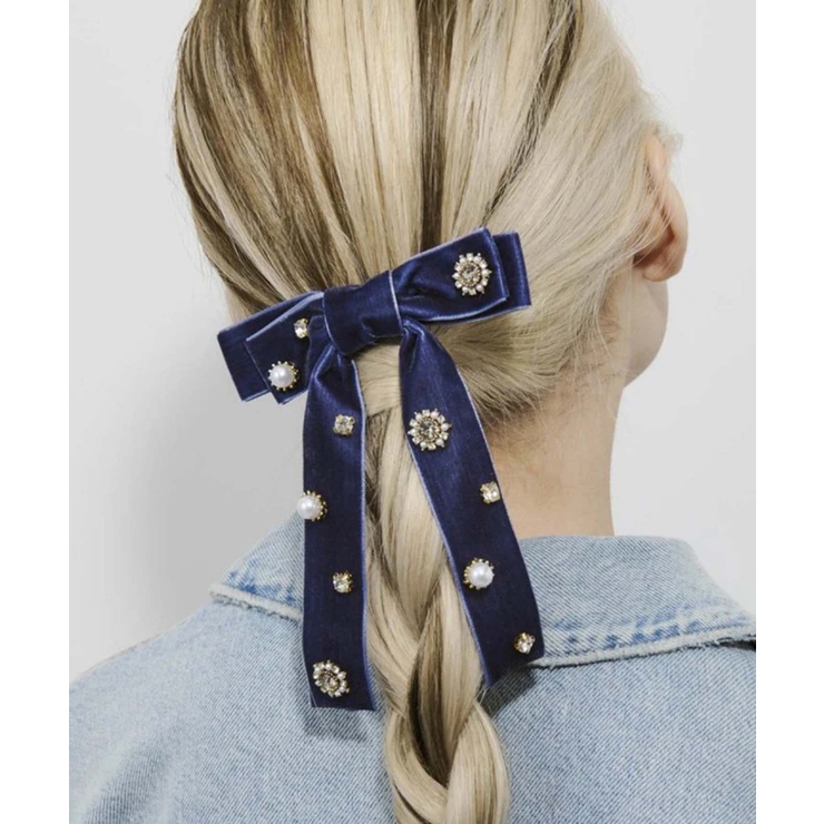 【GOLDY】デコラティブ ベロア リボン バレッタ 6241103 | SETUP7【WOMEN】 | 詳細画像17 