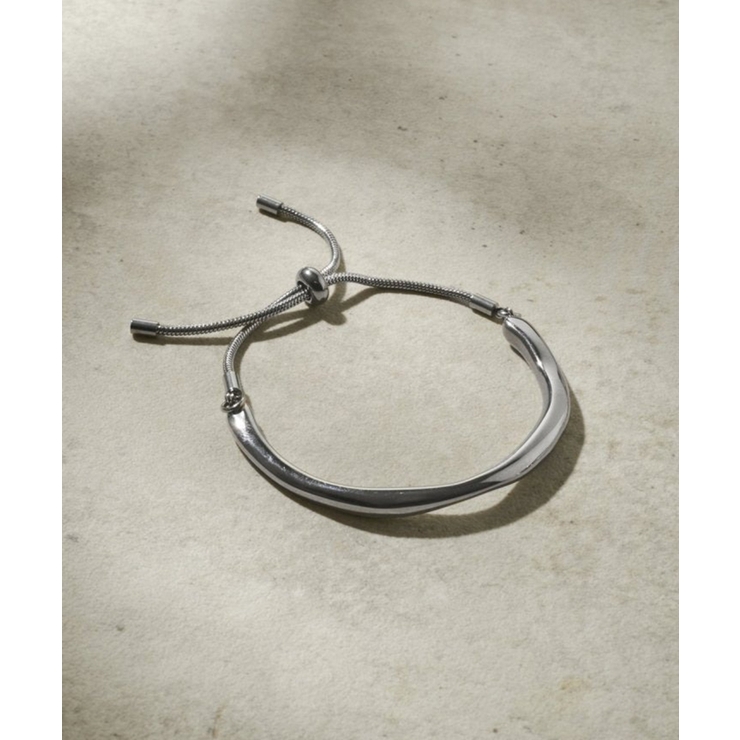 シルバー | 【GOLDY】アレルギー対応 ステンレス スライドチェーンバングル | SETUP7【WOMEN】