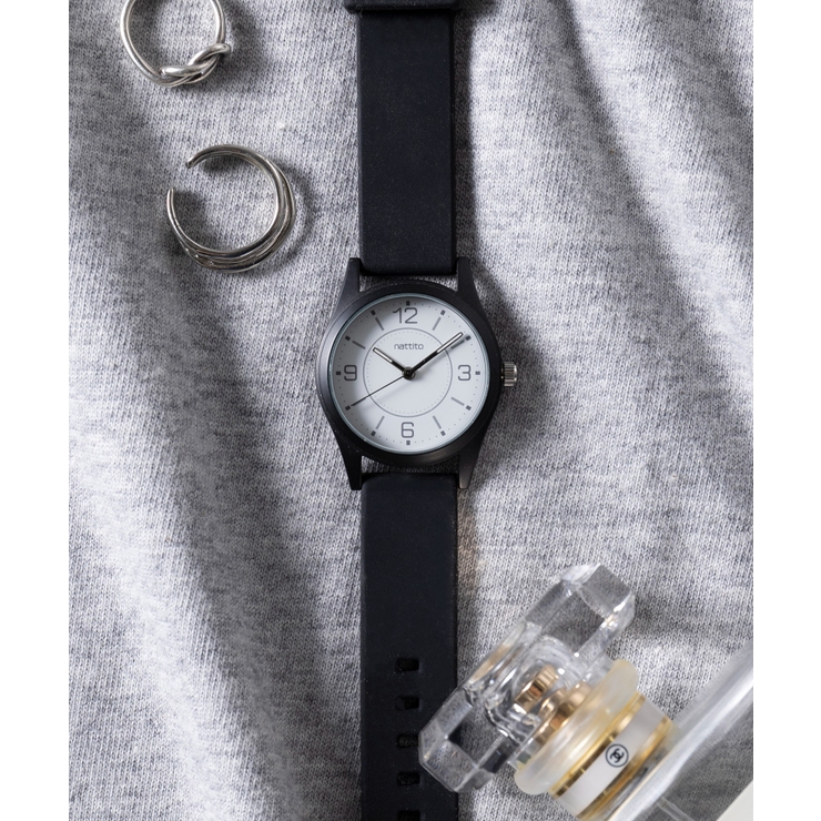 ブラック | 【SETUP7】カジュアルシリコンウォッチ MKS2323 FW | SETUP7【WOMEN】