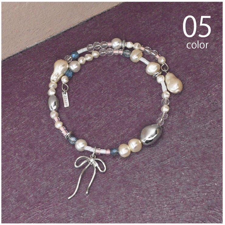 【GOLDY】マルチ ビーズ バングル 4250305 | SETUP7【WOMEN】 | 詳細画像1 