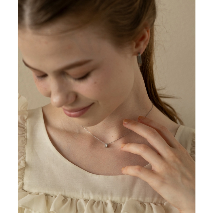 【Merry Gem】ジルコニアモチーフネックレス KNF-TP | SETUP7【WOMEN】 | 詳細画像5 