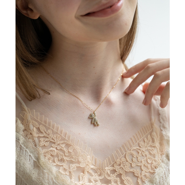 ゴールド系その他3 | 【Merry Gem】ジルコニアモチーフネックレス KNF-TP | SETUP7【WOMEN】