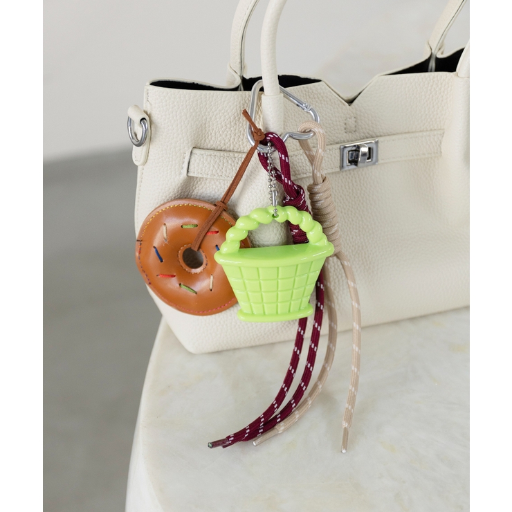 【Merry Gem】ドーナツ×バスケットチャーム ストラップ | SETUP7【WOMEN】 | 詳細画像2 