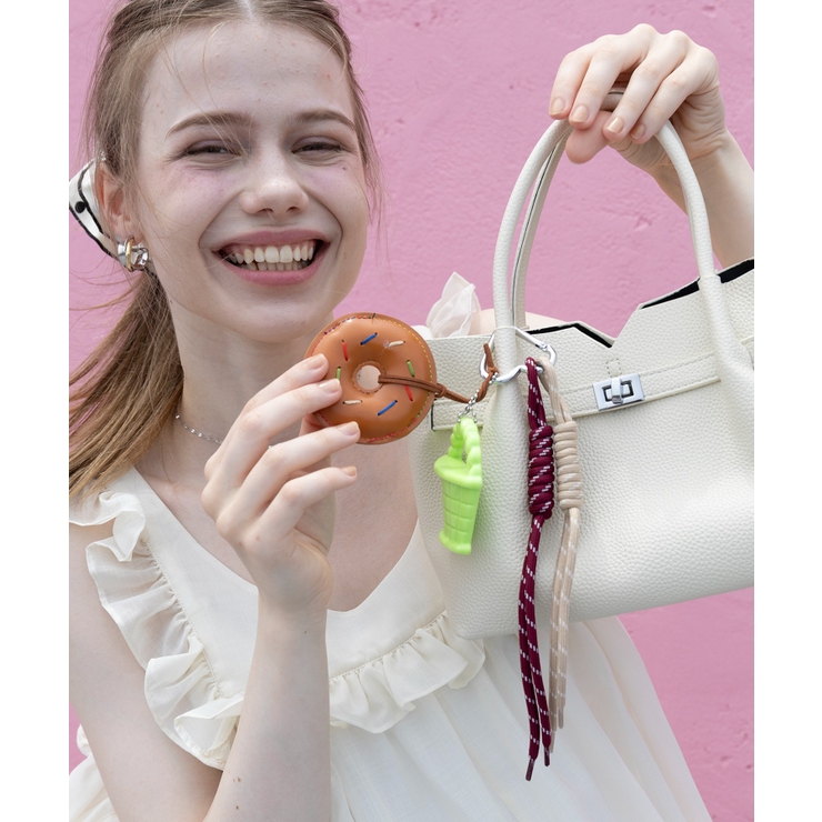 【Merry Gem】ドーナツ×バスケットチャーム ストラップ | SETUP7【WOMEN】 | 詳細画像4 
