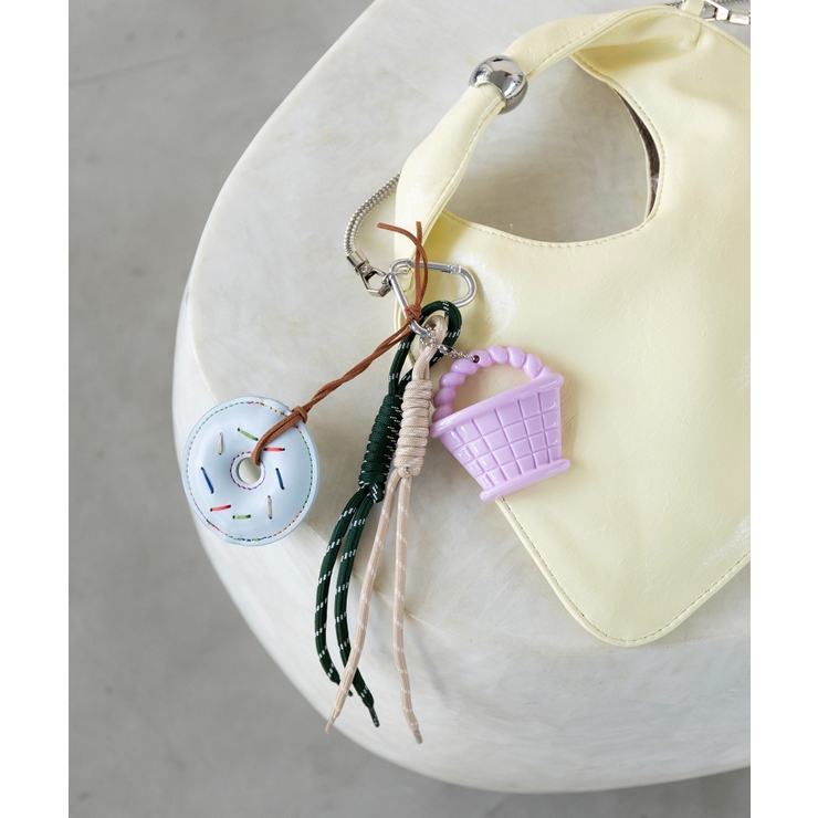 【Merry Gem】ドーナツ×バスケットチャーム ストラップ | SETUP7【WOMEN】 | 詳細画像6 