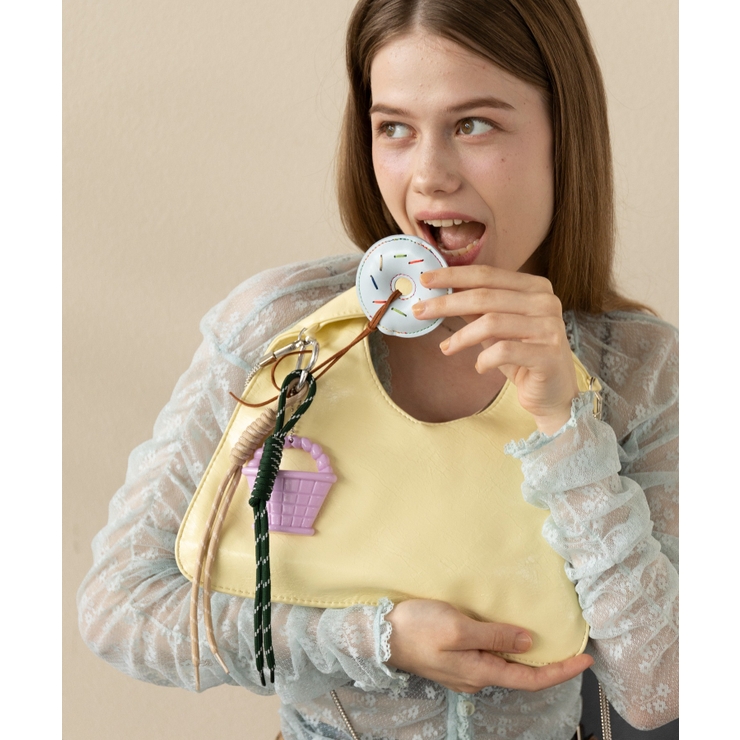 【Merry Gem】ドーナツ×バスケットチャーム ストラップ | SETUP7【WOMEN】 | 詳細画像7 