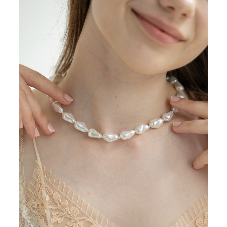 ロングパールネックレス バロックパールネックレス KNF127[品番