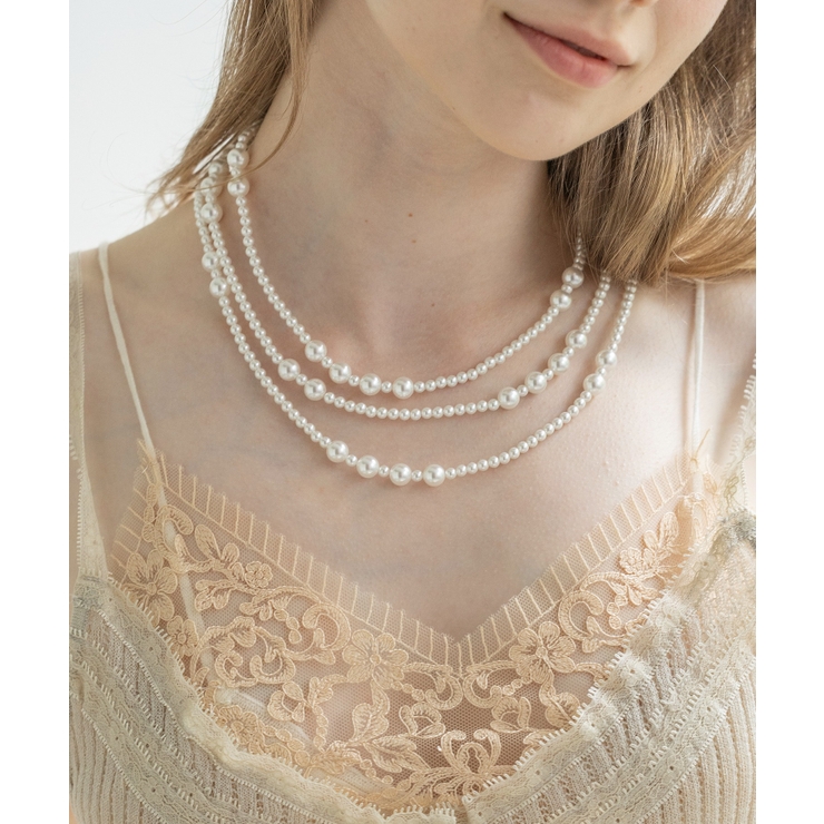 Merry Gem】ロングパールネックレス KNF127[品番：TTMW0002662