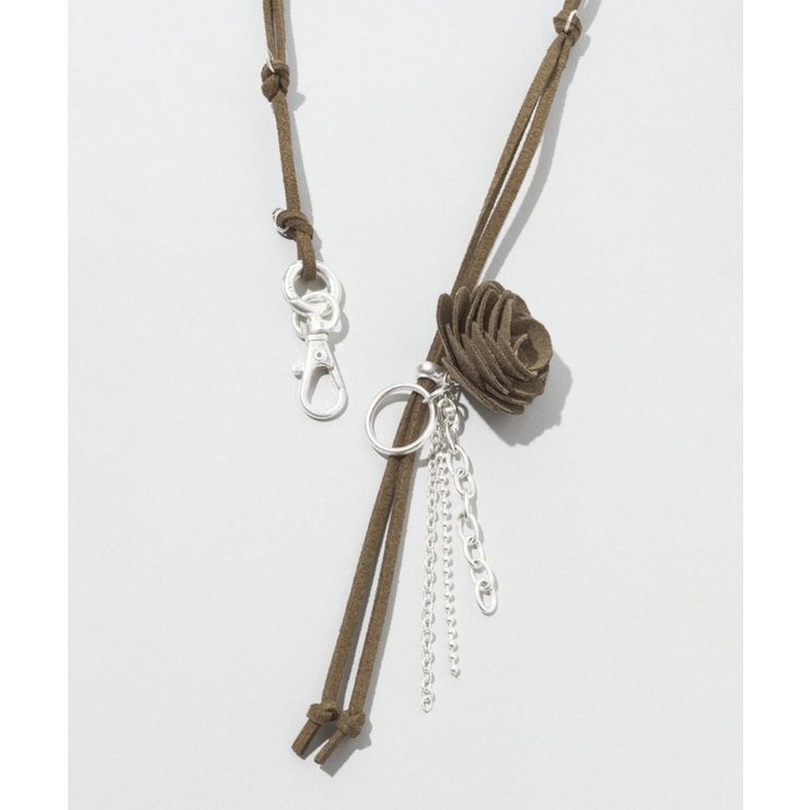 OUR LEGACYの春モチーフのメタルチェーンネックレス Our Legacyの