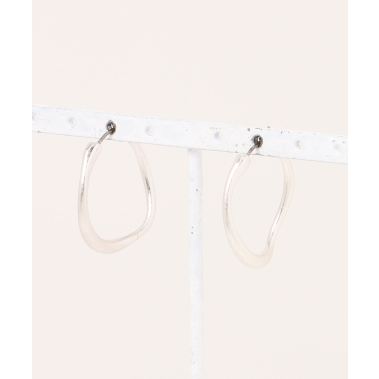 シルバー系1 | 【GOLDY】ニュアンスフープピアス 1230713 | SETUP7【WOMEN】