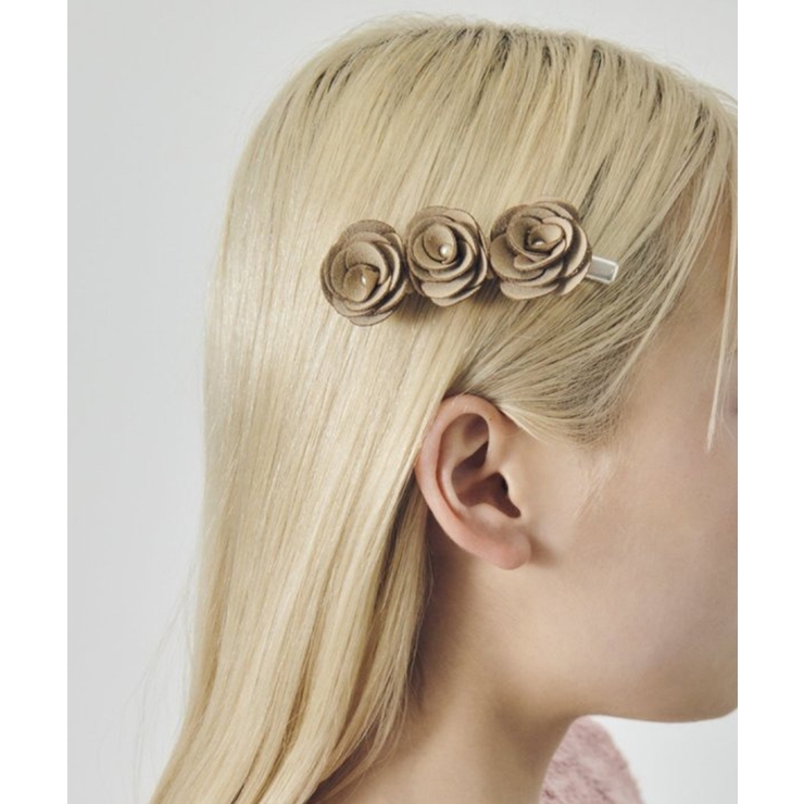 ベージュ | 【GOLDY】フラワーヘアクリップ 6250901 | SETUP7【WOMEN】