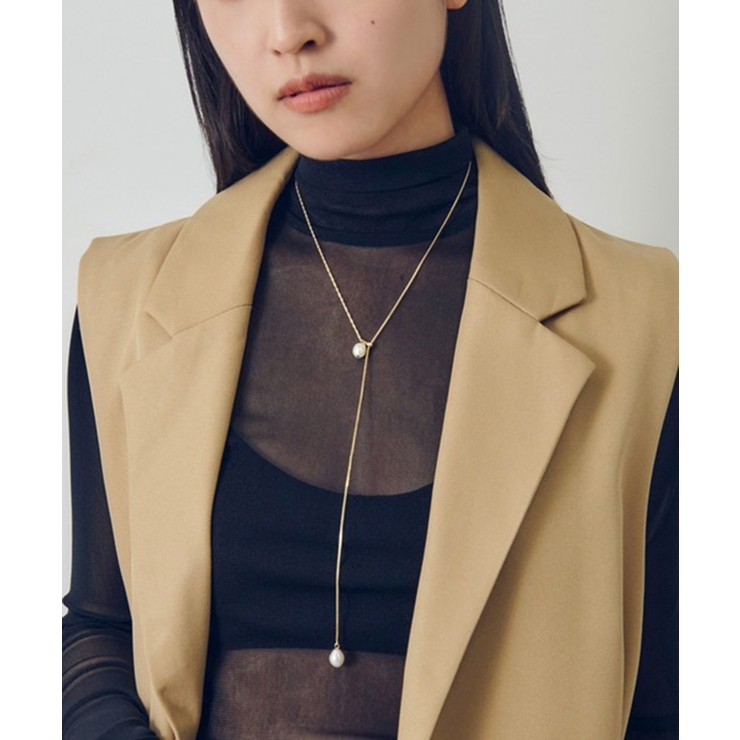 ゴールド | 【GOLDY】2WAYスライドチェーン 淡水パールネックレス 3250907 | SETUP7【WOMEN】
