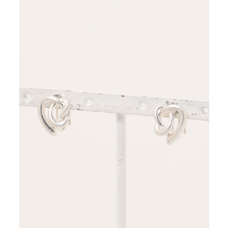 シルバー系1 | 【GOLDY】Twist knot earrings  1250907 | SETUP7【WOMEN】