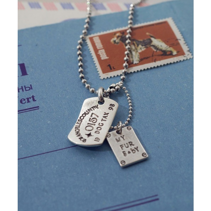 シルバー | ヴィンテージ ドッグタックス プレート | SETUP7【WOMEN】