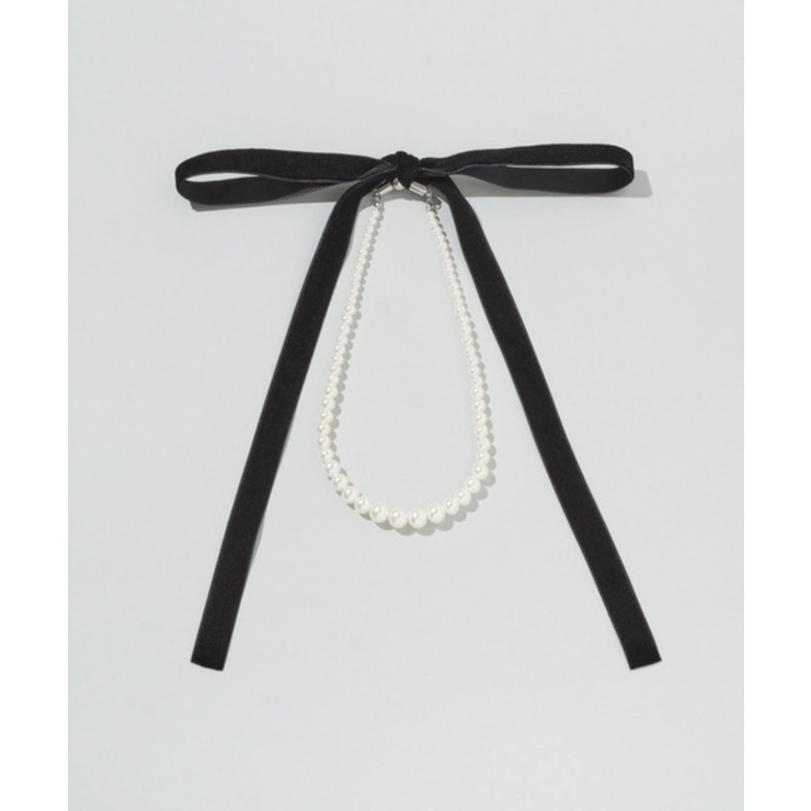【GOLDY】ベロア タイ パール ネックレス 3251009 | SETUP7【WOMEN】 | 詳細画像3 