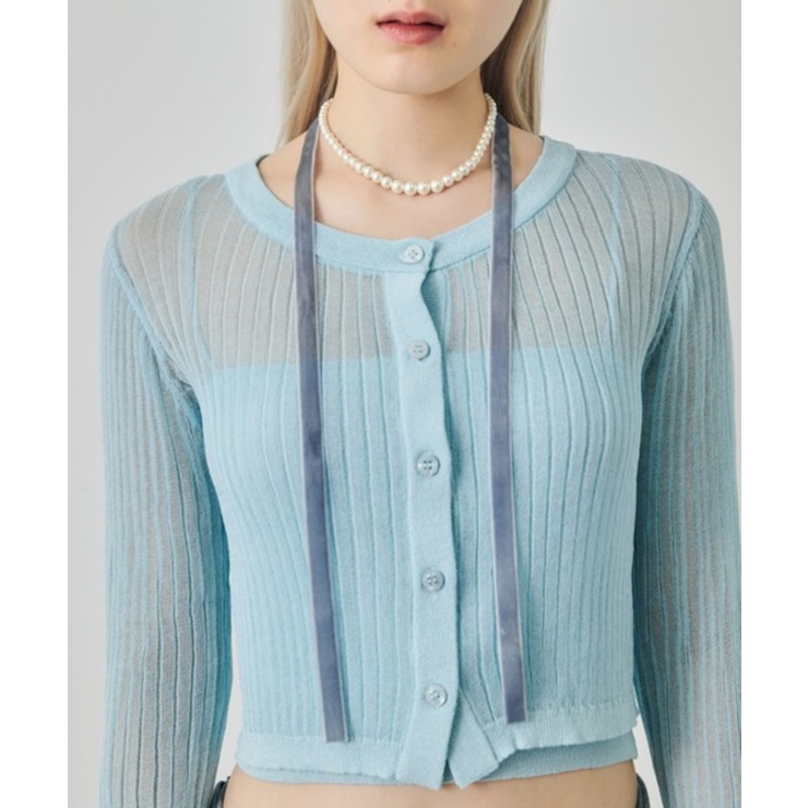 グレー | 【GOLDY】ベロア タイ パール ネックレス 3251009 | SETUP7【WOMEN】