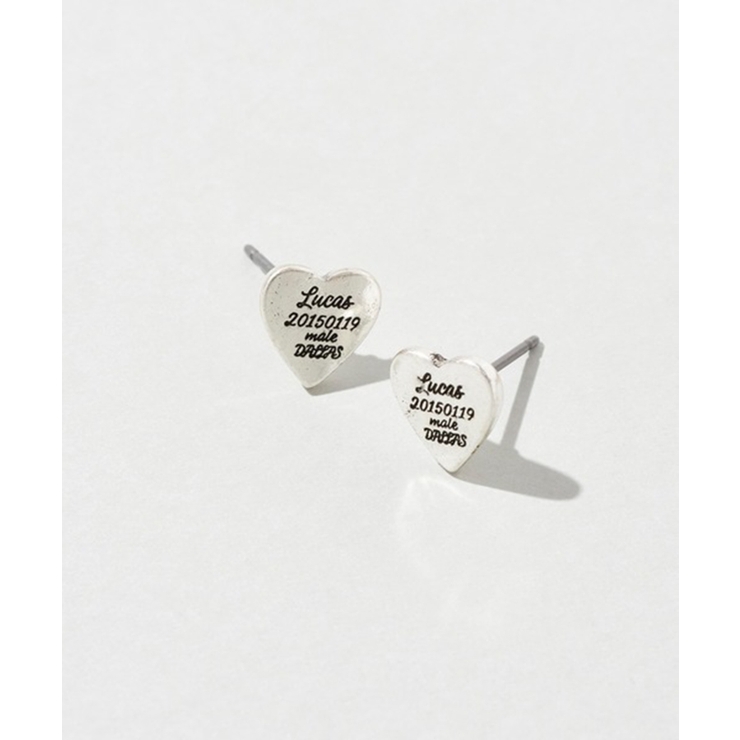 【GOLDY】ルーカス ハート ID プレート ピアス 1251003 | SETUP7【WOMEN】 | 詳細画像3 