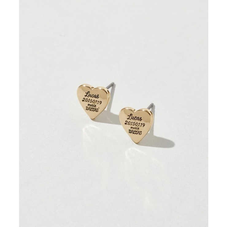 【GOLDY】ルーカス ハート ID プレート ピアス 1251003 | SETUP7【WOMEN】 | 詳細画像4 