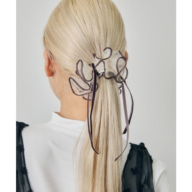 ホワイト系1 | 【GOLDY】パイピング リボン ポニー フック 6251002 | SETUP7【WOMEN】