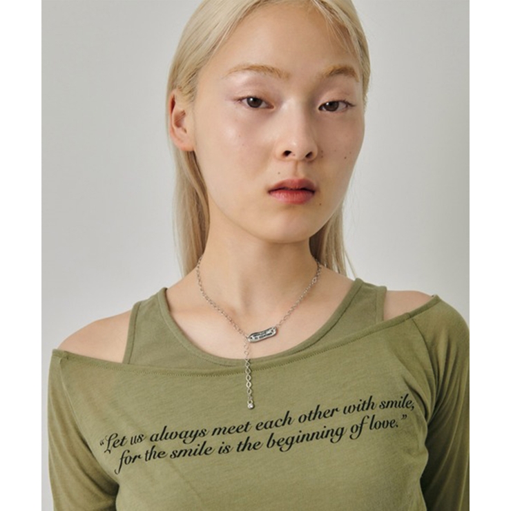 【GOLDY】レタリング プレート チェーン ネックレス 3251013 | SETUP7【WOMEN】 | 詳細画像6 