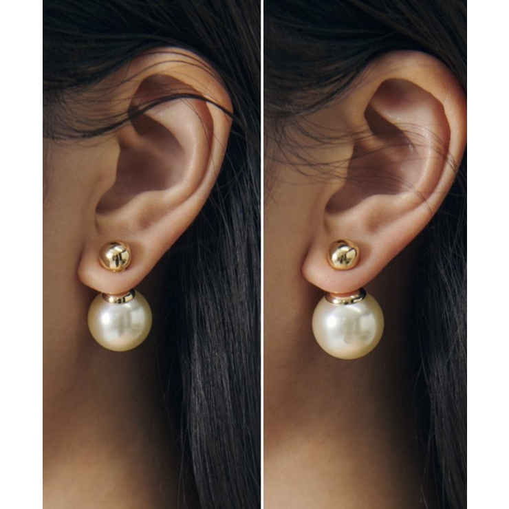 【GOLDY】ビッグ パール ２WAY ピアス 1251010 | SETUP7【WOMEN】 | 詳細画像10 