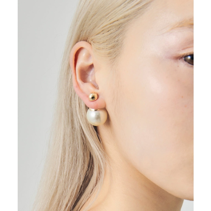 【GOLDY】ビッグ パール ２WAY ピアス 1251010 | SETUP7【WOMEN】 | 詳細画像11 