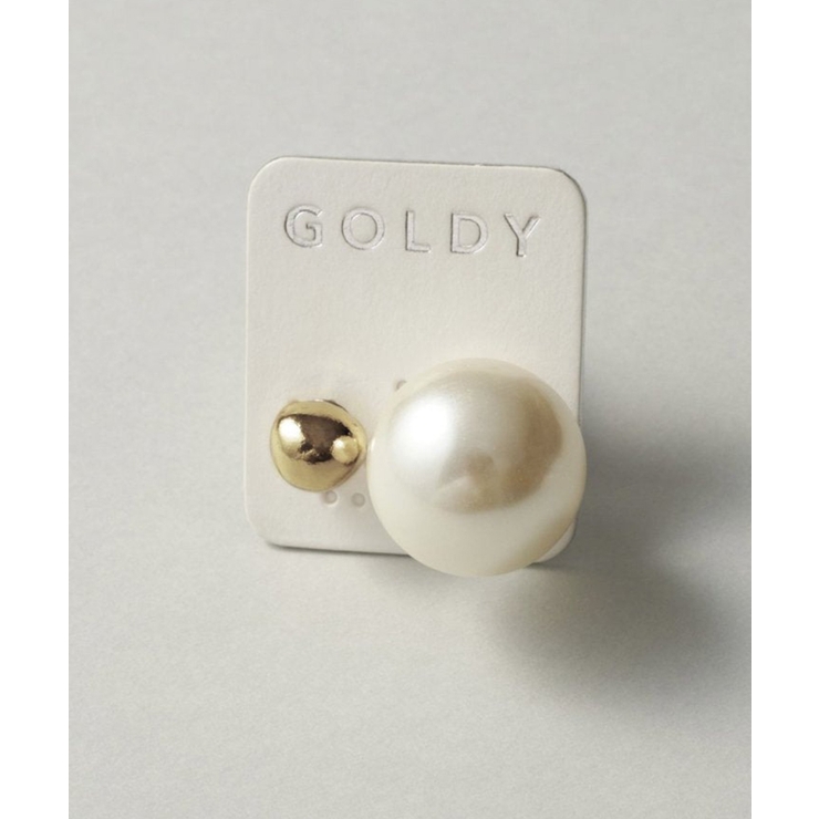 ゴールド系その他2 | 【GOLDY】ビッグ パール ２WAY ピアス 1251010 | SETUP7【WOMEN】