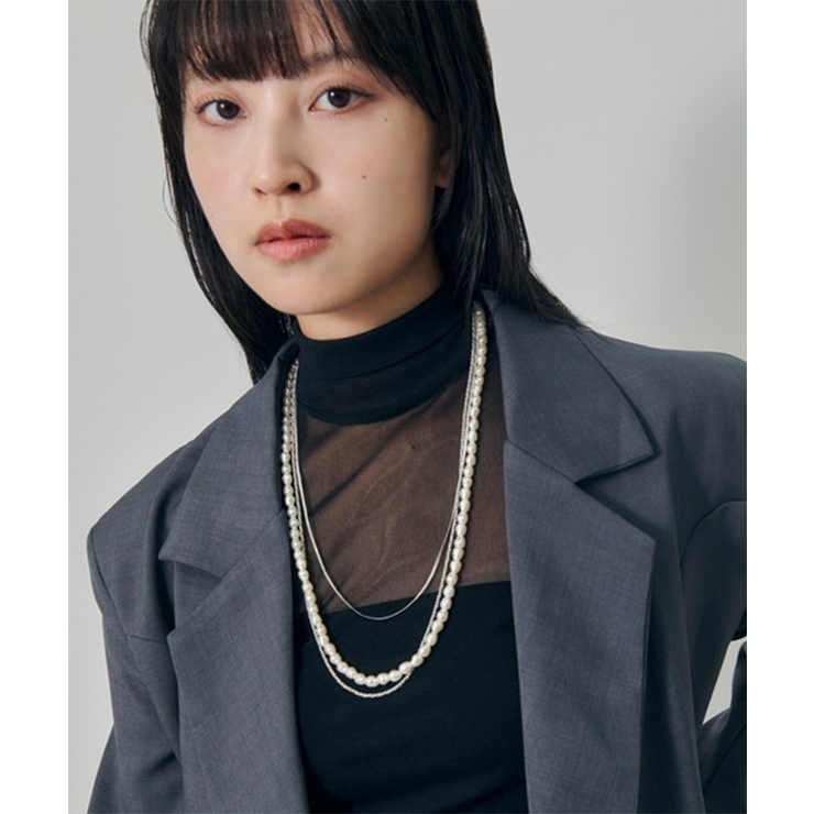 パール × チェーン | SETUP7【WOMEN】 | 詳細画像1