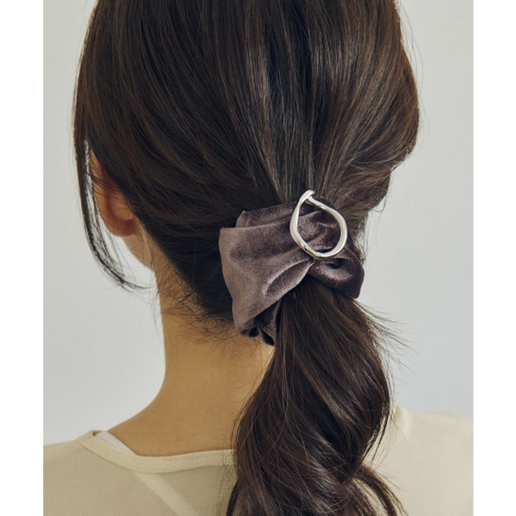 【GOLDY】ベロア メタル ポニー フック 6251003 | SETUP7【WOMEN】 | 詳細画像4 