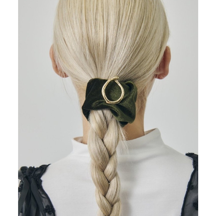 グリーン | 【GOLDY】ベロア メタル ポニー フック 6251003 | SETUP7【WOMEN】