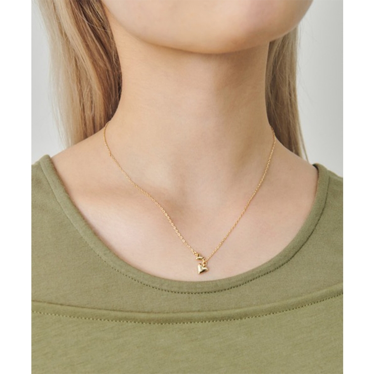 ゴールド | 【GOLDY】プティ ツインズ ハート ネックレス 3251005 | SETUP7【WOMEN】