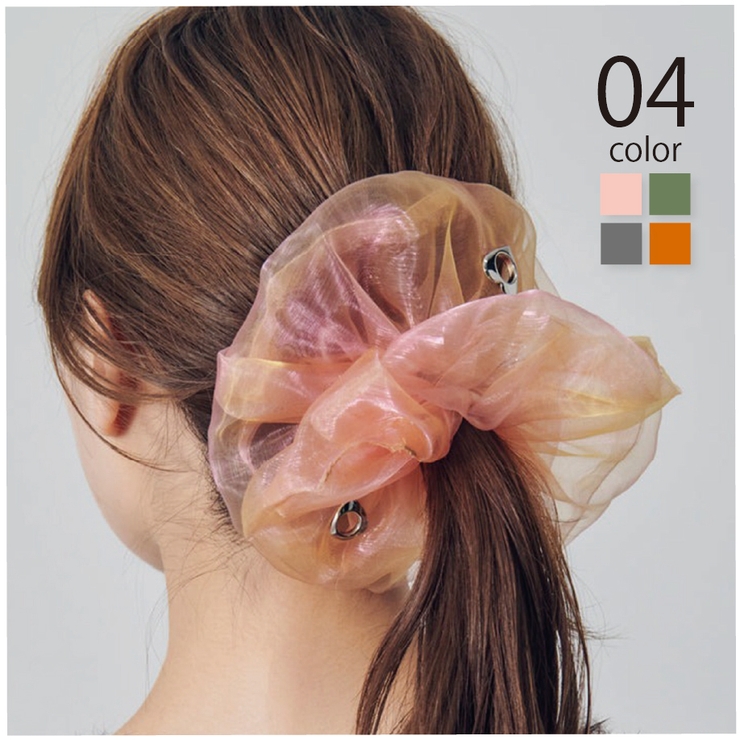 【GOLDY】ラメオーガンジーシュシュ ハートリング 6251202 | SETUP7【WOMEN】 | 詳細画像1 