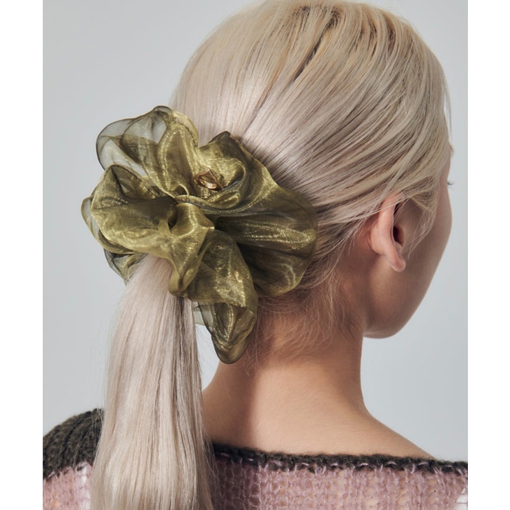 グリーン | 【GOLDY】ラメオーガンジーシュシュ ハートリング 6251202 | SETUP7【WOMEN】