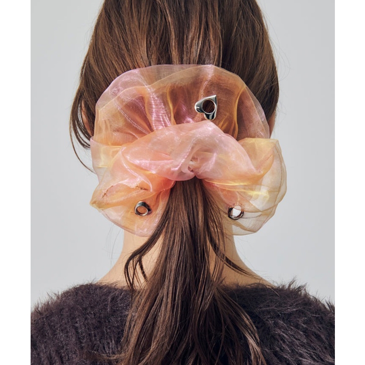 ピンク | 【GOLDY】ラメオーガンジーシュシュ ハートリング 6251202 | SETUP7【WOMEN】