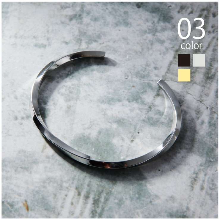 【SETUP7】メタルツイストバングル KNF037 | SETUP7【MEN】 | 詳細画像1 