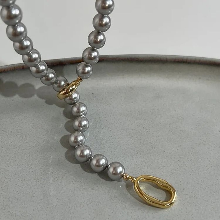 2wayボールチェーンネックレス 韓国 ストリート アクセサリー ユニセックス | sevens | 詳細画像7 