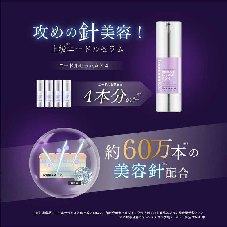 通販 フラクショナルCC ニードルセラムAX4 日本製[品番：LSCE0003704 アイシャドウ