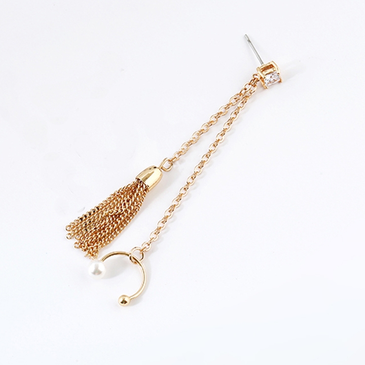 冬新作 チェーンタッセルピアス ma | ShopNikoNiko | 詳細画像7 