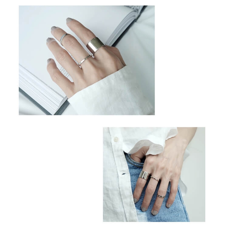 夏新作 Silver925平打ちリング アクセサリー[品番：MG000006579