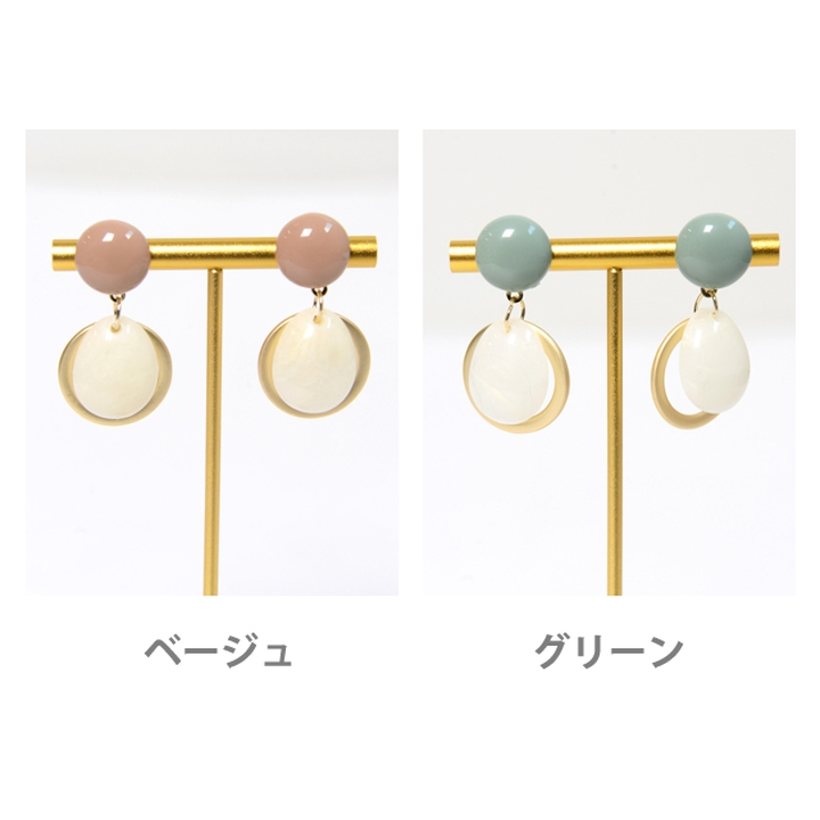 石モチーフピアス ma 小物 | ShopNikoNiko | 詳細画像2 