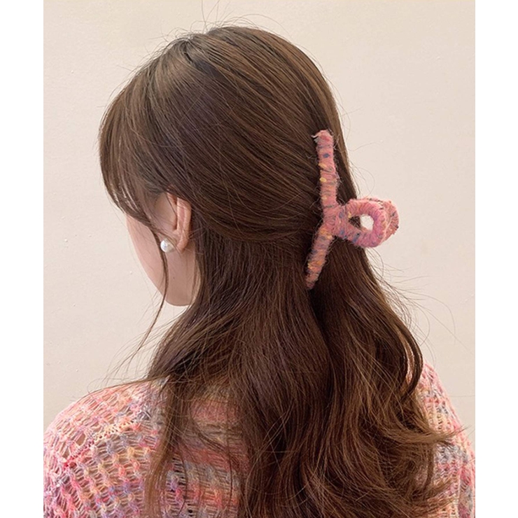 ファッションシーンで話題のこれから流行るブランド12選 春新作 マーブル毛糸 ヘアクリップ[品番：MG000008202 ヘアアクセサリー