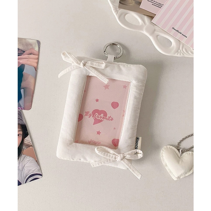 ホワイト | 冬新作 ダブルリボン クッション | ShopNikoNiko